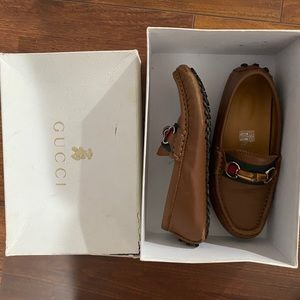 Little boys Gucci loafers